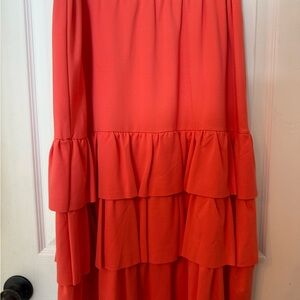 Dainty Jewells Peach Ruffle skirt